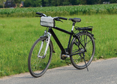 Сумка для велосипеда BIKE EASY, колір сірий, чорний - 56-0230505- Фото №5