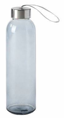Скляна пляшка для пиття TAKE SMART, колір антрацит - 56-0304491- Фото №1