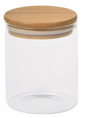 Стеклянная емкость для хранения продуктов ECO STORAGE, вместимость: ок. 450 ml, цвет коричневый, прозрачный - 56-0306035- Фото №2