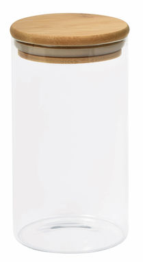 Скляна ємність для зберігання продуктів ECO STORAGE, місткість: прибл. 700 ml, колір коричневий, прозорий - 56-0306036- Фото №1