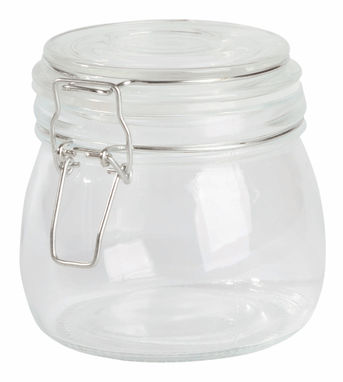 Скляна банка для зберігання продуктів CLICKY, об'єм бл. 500 ml, колір прозорий - 56-0306046- Фото №1