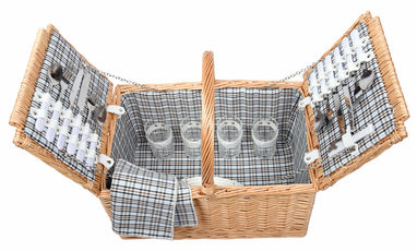 Плетений кошик для пікніка STANLEY PARK, колір коричневий - 56-0604038- Фото №1