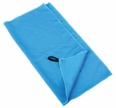 Рушник із мікрофібри COOL DOWN, колір синій - 56-0605075- Фото №1