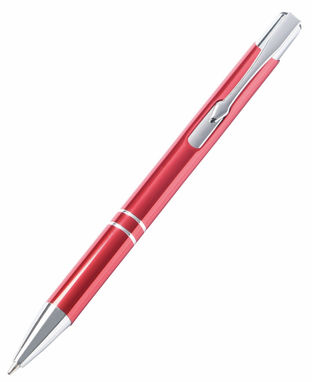 Шариковая ручка из алюминия TUCSON, цвет красный - 56-1102172- Фото №1