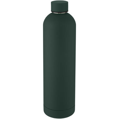 Spring Мідна спортивна пляшка об'ємом 1 л з вакуумною ізоляцією, колір зелений - 10068564- Фото №1