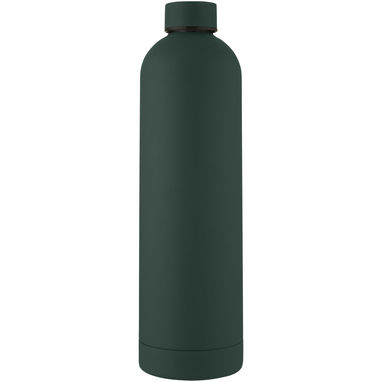 Spring Медная спортивная бутылка объемом 1 л с вакуумной изоляцией, цвет зеленый - 10068564- Фото №2