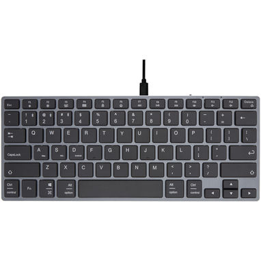 Hybrid Bluetooth-клавіатура AZERTY, колір суцільний чорний - 12421690- Фото №3