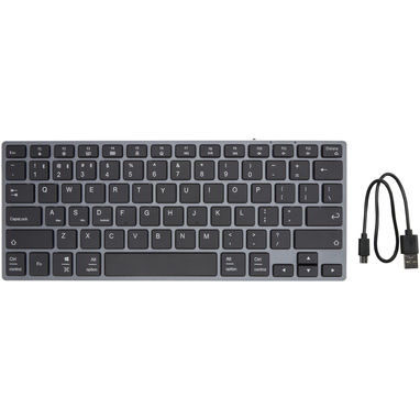 Hybrid Bluetooth-клавіатура AZERTY, колір суцільний чорний - 12421690- Фото №6