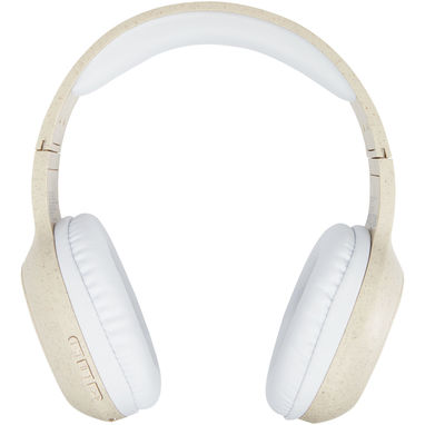 Навушники Bluetooth® Riff із пшеничної соломи з мікрофоном, колір бежевий - 12424502- Фото №3