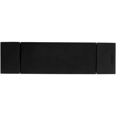 Mulan Подвійний USB 2.0-хаб, колір суцільний чорний - 12425190- Фото №4