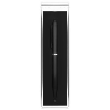 SCX.design B10 Шариковая ручка со светящимся логотипом и антибактериальной обработкой, цвет сплошной черный - 1PX07490- Фото №2