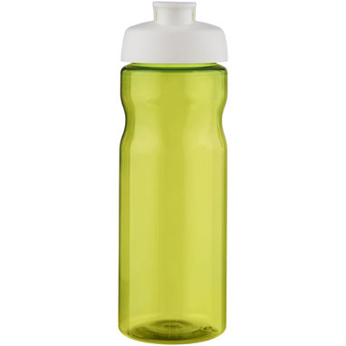 Спортивна бутилка H2O Base® об'ємом 650 мл з відкидаючою кришкою, колір лайм, білий - 21004528- Фото №2