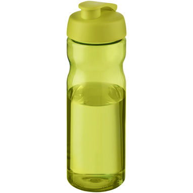 Спортивна бутилка H2O Base® об'ємом 650 мл з відкидаючою кришкою, колір лаймовий - 21004529- Фото №1
