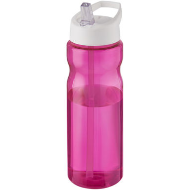 Спортивная бутылка H2O Base® объемом 650 мл с крышкой-носиком, цвет фуксия, белый - 21004945- Фото №1