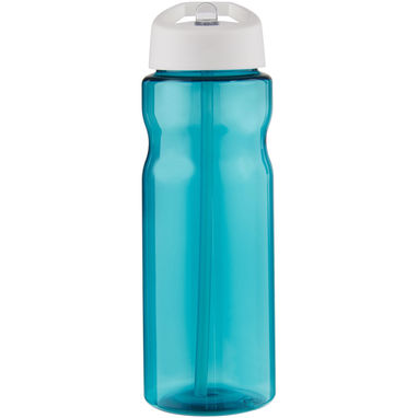 Спортивна бутилка H2O Base® об'ємом 650 мл з кришкою-носиком, колір колір морської хвилі, білий - 21004956- Фото №2