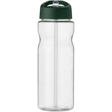 Спортивна бутилка H2O Base® об'ємом 650 мл з кришкою-носиком, колір зелений, прозорий - 21004966- Фото №2