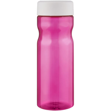 H2O Base 650 мл пляшка з кришкою для води, що закручується, колір фуксфя, білий - 21043121- Фото №2