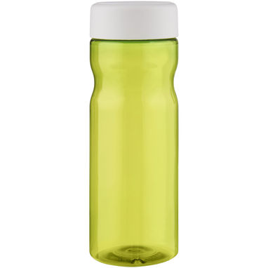 H2O Base 650 мл пляшка з кришкою для води, що закручується, колір лайм, білий - 21043123- Фото №2