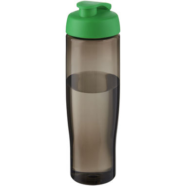 Спортивна пляшка H2O Active® Eco Tempo об'ємом 700 мл з кришкою, що відкидається., колір зелений, темно-сірий - 21044861- Фото №1