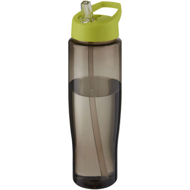 Спортивная бутылка H2O Active® Eco Tempo объемом 700 мл с крышкой-носиком, цвет лайм, темно-серый - 21044963- Фото №1
