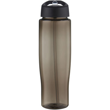 Спортивна пляшка H2O Active® Eco Tempo об'ємом 700 мл з кришкою-носиком, колір суцільний чорний, темно-сірий - 21044990- Фото №2