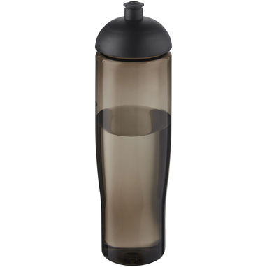 Спортивная бутылка H2O Active® Eco Tempo объемом 700 мл с куполообразной крышкой, цвет сплошной черный, темно-серый - 21045190- Фото №1