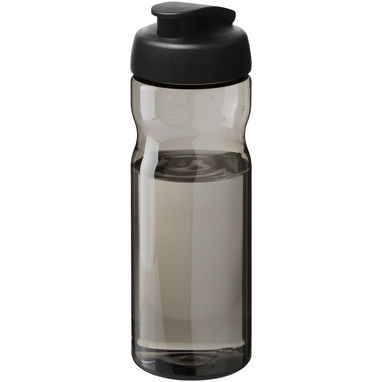 H2O Active® Eco Base Спортивная бутылка объемом 650 мл с откидывающейся крышкой, цвет сплошной черный, темно-серый - 22010090- Фото №1