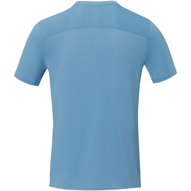 Borax Мужская футболка с короткими рукавами из переработанного полиэстера, сертифицированного согласно GRS, цвет синий  размер XS - 37522510- Фото №3