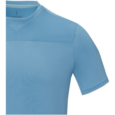 Borax Мужская футболка с короткими рукавами из переработанного полиэстера, сертифицированного согласно GRS, цвет синий  размер XS - 37522510- Фото №4