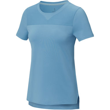Borax Жіноча футболка з короткими рукавами із переробленого поліестеру згідно стандарту GRS з відмінним кроєм, колір синій  розмір XS - 37523510- Фото №1