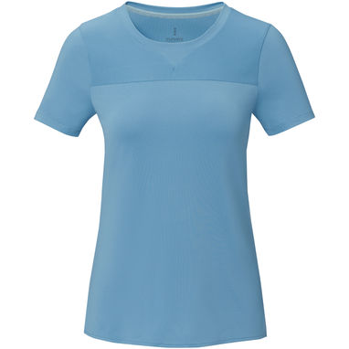 Borax Жіноча футболка з короткими рукавами із переробленого поліестеру згідно стандарту GRS з відмінним кроєм, колір синій  розмір XS - 37523510- Фото №2