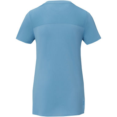 Borax Жіноча футболка з короткими рукавами із переробленого поліестеру згідно стандарту GRS з відмінним кроєм, колір синій  розмір XS - 37523510- Фото №3