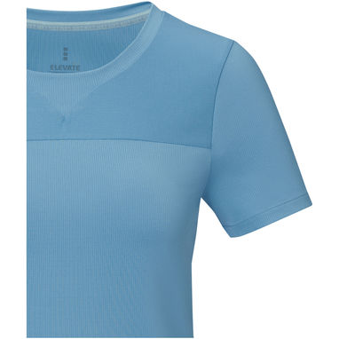 Borax Жіноча футболка з короткими рукавами із переробленого поліестеру згідно стандарту GRS з відмінним кроєм, колір синій  розмір XS - 37523510- Фото №4