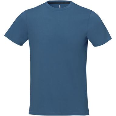 Nanaimo мужская футболка с коротким рукавом, цвет синий  размер S - 38011521- Фото №2