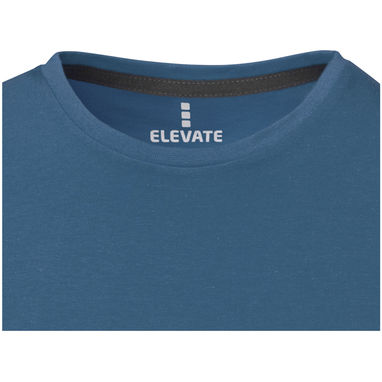 Nanaimo мужская футболка с коротким рукавом, цвет синий  размер L - 38011523- Фото №4