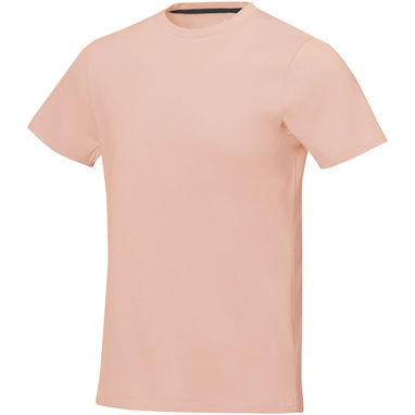 Nanaimo мужская футболка с коротким рукавом, цвет бледно-розовый  размер XS - 38011910- Фото №1