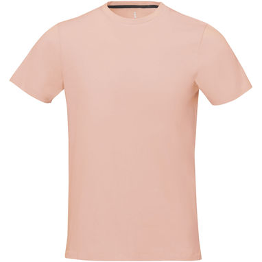 Nanaimo мужская футболка с коротким рукавом, цвет бледно-розовый  размер XS - 38011910- Фото №2