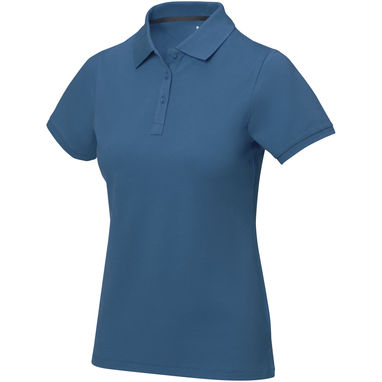Calgary женская футболка-поло с коротким рукавом, цвет синий  размер XS - 38081520- Фото №1