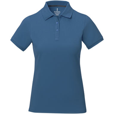 Calgary женская футболка-поло с коротким рукавом, цвет синий  размер XS - 38081520- Фото №2