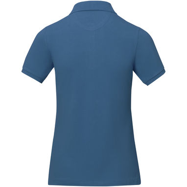 Calgary женская футболка-поло с коротким рукавом, цвет синий  размер XS - 38081520- Фото №3