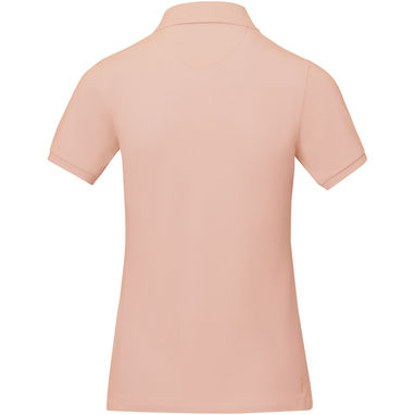 Calgary женская футболка-поло с коротким рукавом, цвет бледно-розовый  размер XS - 38081910- Фото №3