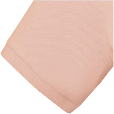 Calgary женская футболка-поло с коротким рукавом, цвет бледно-розовый  размер XS - 38081910- Фото №5