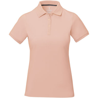 Calgary женская футболка-поло с коротким рукавом, цвет бледно-розовый  размер S - 38081911- Фото №2