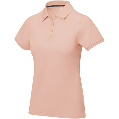 Calgary женская футболка-поло с коротким рукавом, цвет бледно-розовый  размер L - 38081913- Фото №1