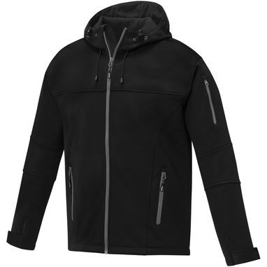 Match Мужская куртка софтшел, цвет сплошной черный  размер XS - 38327900- Фото №1