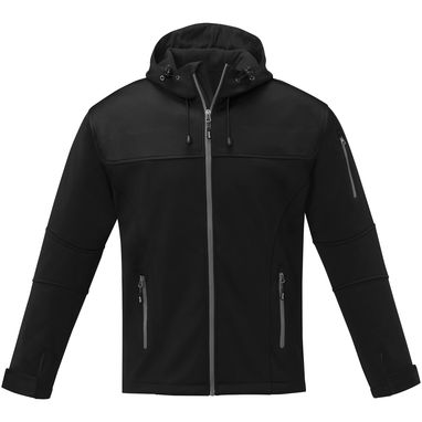 Match Мужская куртка софтшел, цвет сплошной черный  размер XS - 38327900- Фото №2