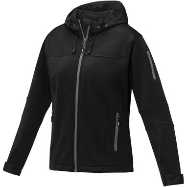 Match Женская куртка софтшел, цвет сплошной черный  размер XS - 38328900- Фото №1