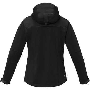 Match Женская куртка софтшел, цвет сплошной черный  размер XS - 38328900- Фото №3
