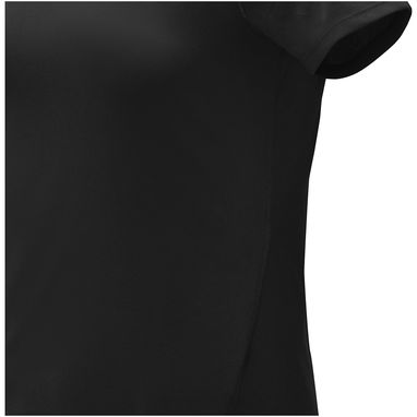 Kratos Женская футболка с короткими рукавами, цвет сплошной черный  размер XS - 39020900- Фото №4