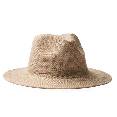 Шляпа с полями для защиты от солнца, с комфортной внутренней лентой., цвет бежевый - SR7018S107- Фото №1